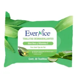 TOALLITAS DESMAQUILLANTES ALOE VERA Y VITAMINA E
