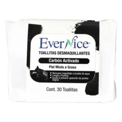 TOALLITAS DESMAQUILLANTES CARBÓN ACTIVADO 30U