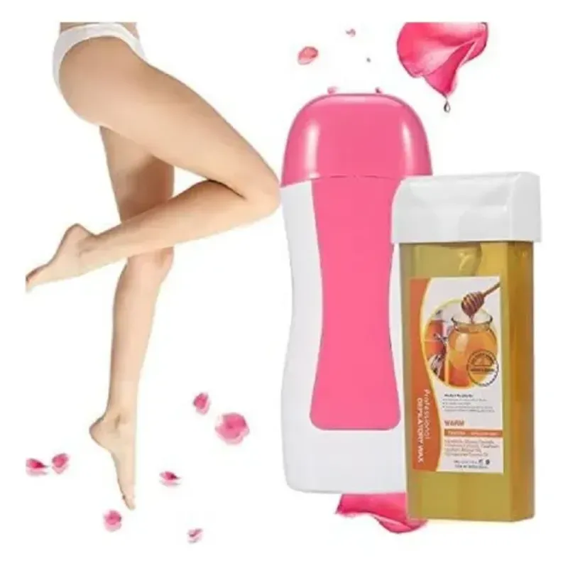 Depilador corporal +barra con cera