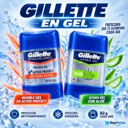 DESODORANTE GUILLETE GEL  82gr