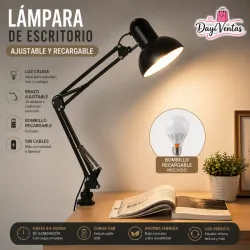 LAMPARA CAMPANA CON BOMBILLO 