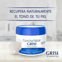 CREMA FACIAL CONCHA NÁCAR ACLARANTE 110g