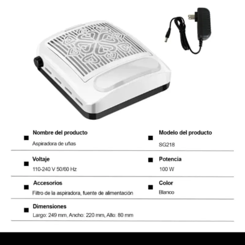 EXTRACTOR DE POLVO 100 W