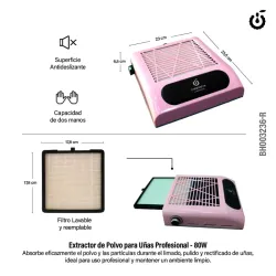 Extractor de polvo 80w