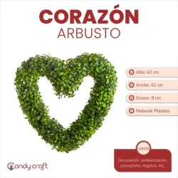 Follaje en forma de corazón 