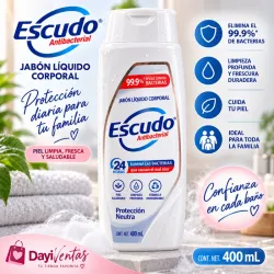 GEL DE BAÑO ESCUDO 400ml