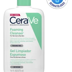 GEL LIMPIADOR ESPUMOSO CERAVE PARA PIEL NORMLA O GRASA 16OZ