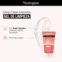 GEL LIMPIADOR FACIAL NEUTROGENA DEEP CLEAN INTENSIVE ÁCIDO SALICÍLICO 60g