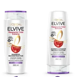 Juego de champú y acondicionador ELVIVE (680ml)