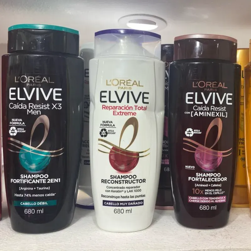 JUEGO DE SHAMPOO Y ACONDICIONADOR LOREAL 680ml 
