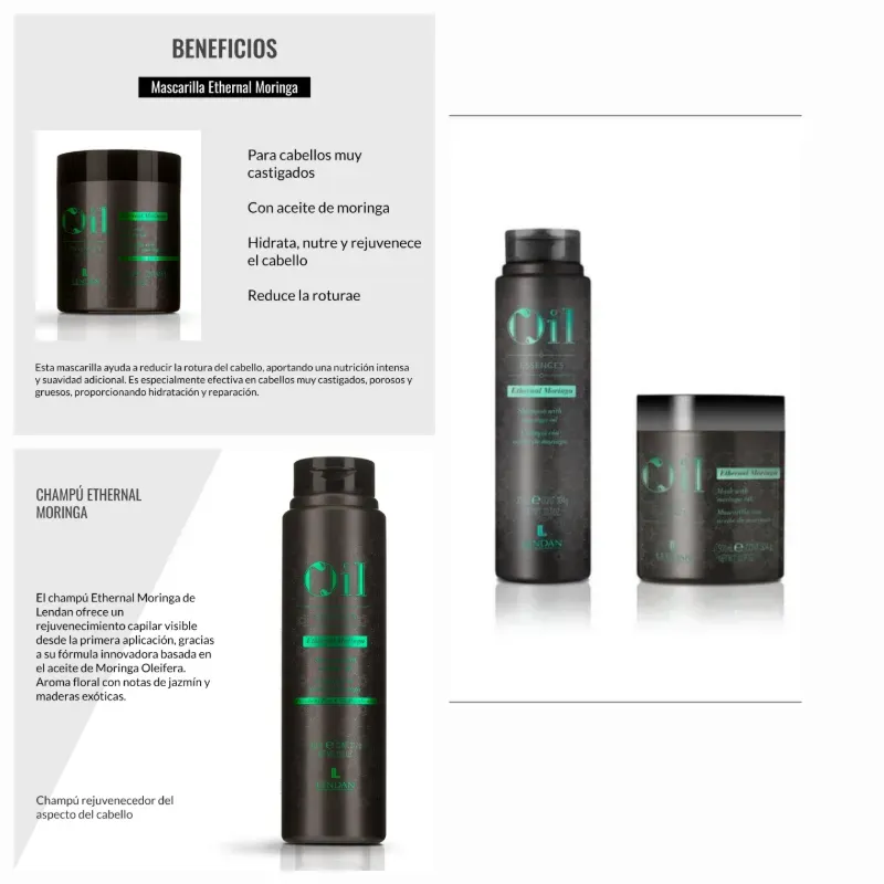JUEGO SHAMPO CON MASCARILLA MORINGA
