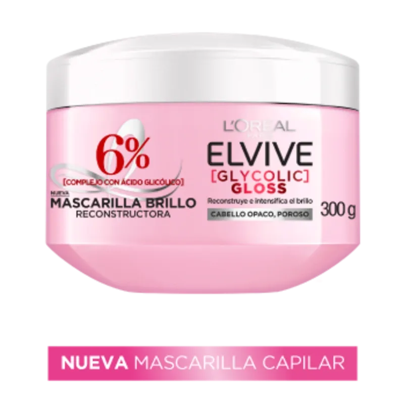 MASCARILLA LOREAL GLYCOLIC GLOSS 300G