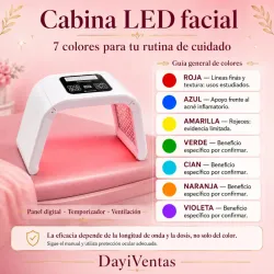 CABINA LED TEREAPIA 7COLORES 