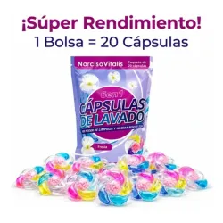 PAQUETE DE 20 CAPSULAS DE LAVADO