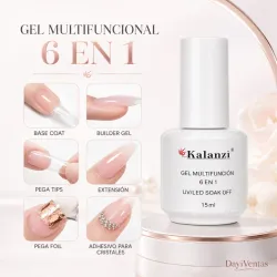 GEL MULTIFUNCION 6 EN 1 KALANZI 15ML