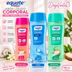 GEL DE BAÑO EQUATE 355ml