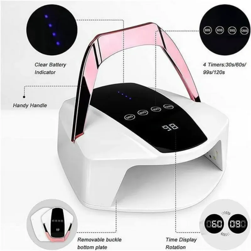 LAMPARA RECARGABLE UV 96W