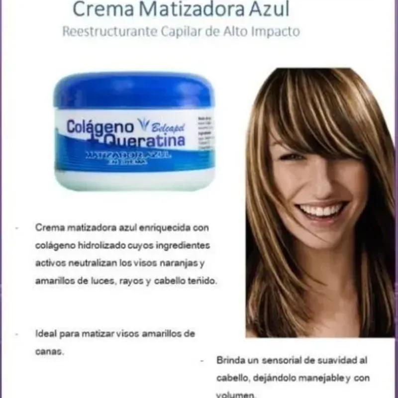 MASCARILLA MATIZADORA CON COLÁGENO Y QUERATINA