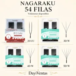 PESTAÑA MIXTAS NAGARAKU 54 FILA W