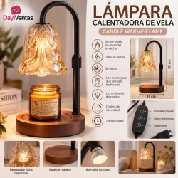 CALENTADOR PARA VELA (vela+lampara)