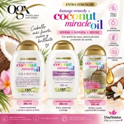 SHAMPOO ACONDICIONADOR Y SILICA COCONUT MIRACLE OIL