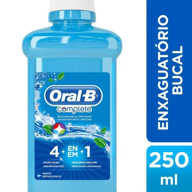 ENJUAGUE BUCAL 4 EN 1 ORAL-B 250ML
