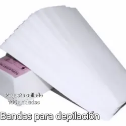 PAQUETE DE BANDAS PARA DEPILAR 100 U