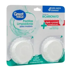 Pastillas limpiadoras para inodoros de bicarbonato 