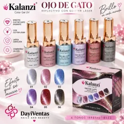 ESMALTE OJO GATO REFLECTIVO KALANZI 10 ml