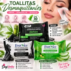 TOALLITAS  DESMAQUILLANTES 