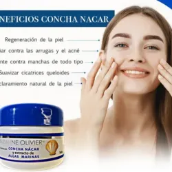 CREMA CONCHA NACAR Y EXTRACTO DE ALGAS 160G