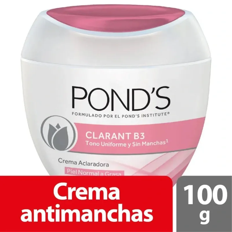CREMA POND'S ACLARANTE PIEL GRASA 100GR