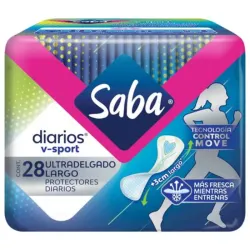 Protectores diarios 28 unidades SABA