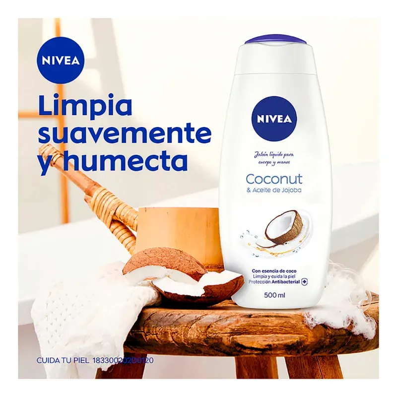 JABÓN LIQUIDO NIVEA COCO 500ML
