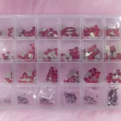 CAJA PIEDRA SURTIDA ROJO