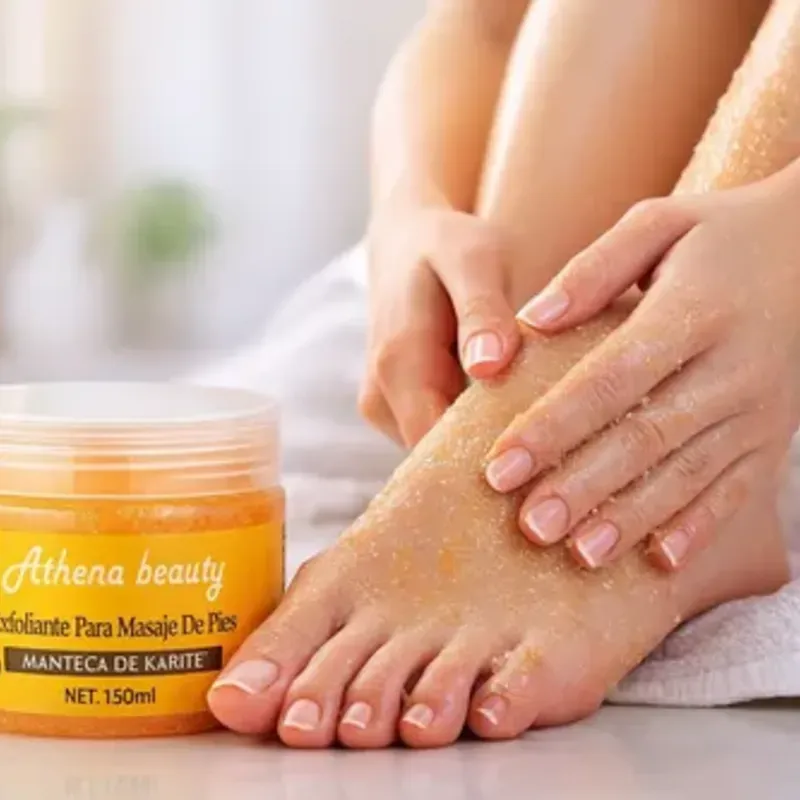 EXFOLIANTE PARA MASAJES DE PIES MANTECA DE KARITÉ 180ML