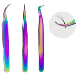 TRÍO PINZA PARA PESTAÑAS 