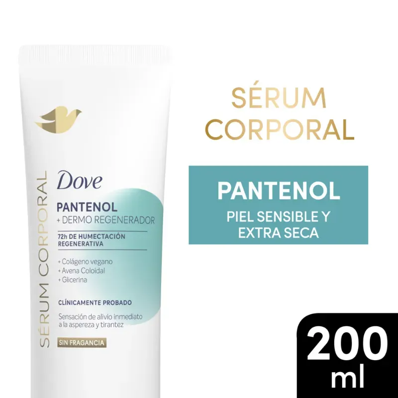 Sérum corporal DOVE pantenol (sin fragancia)