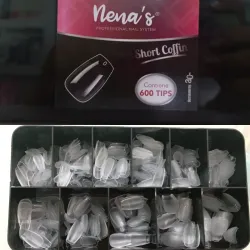 CAJA DE 600 UÑAS NENA'S 