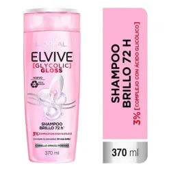 SHAMPOO LOREAL GLYCOLIC GLOSS 370ML
