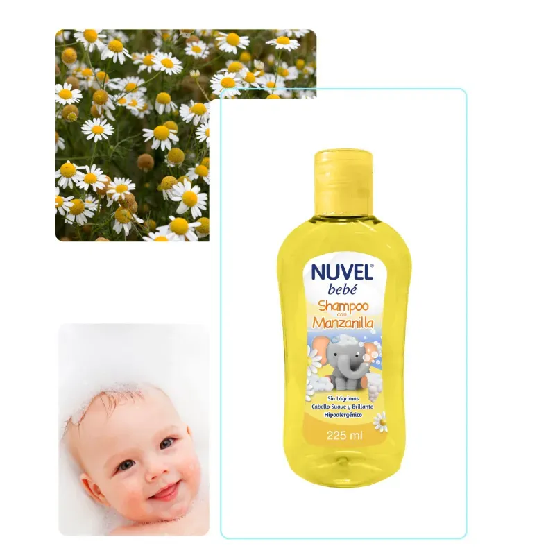 Shampoo con manzanilla para bebé 225ml