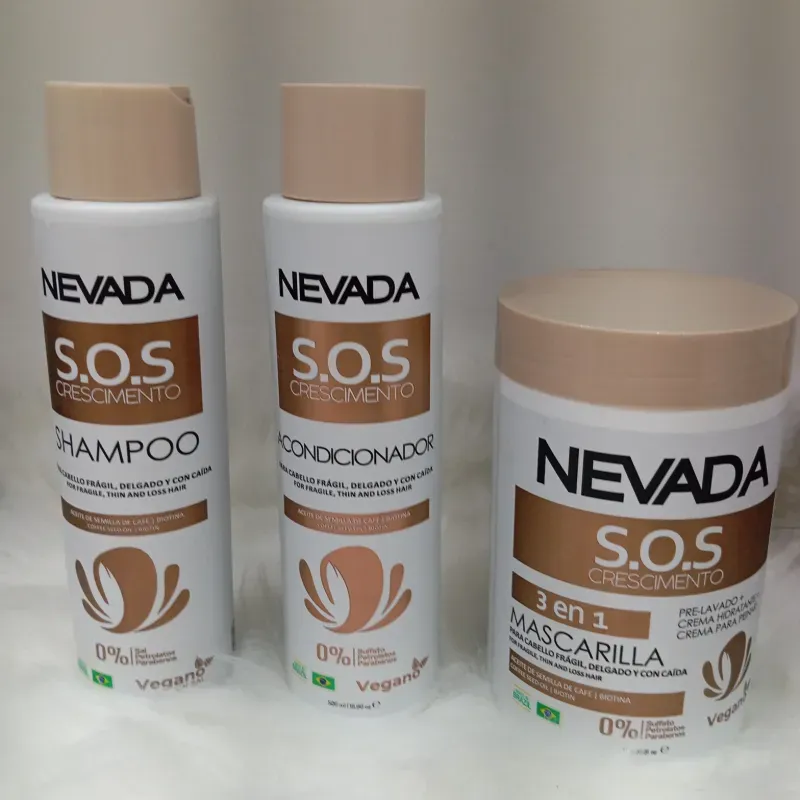 Shampu, acondicionador y mascarilla NEVADA