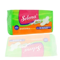 TOALLAS SANITARIAS CON ALAS  SELENA 