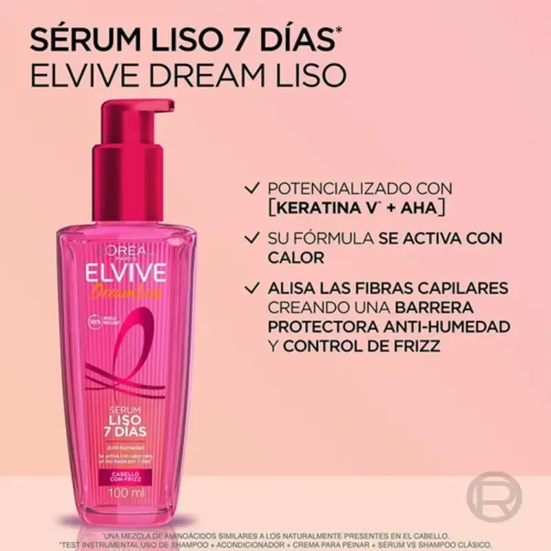 Tratamiento sérum capilar Loreal Liso