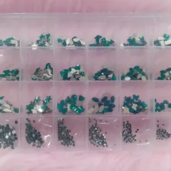 CAJA PIEDRA SURTIDA VERDE