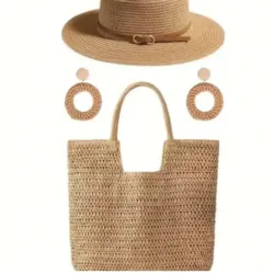 Conjunto de cartera y sombreor