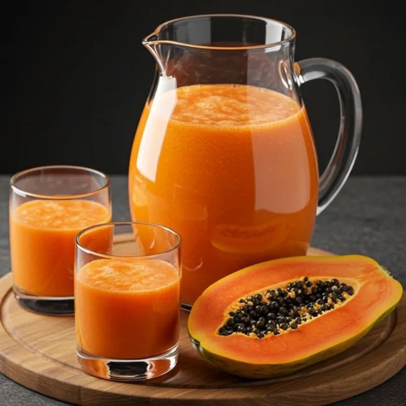 Batido de fruta bomba 
