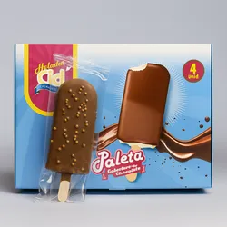 Paletas de Vainilla y Fresa 