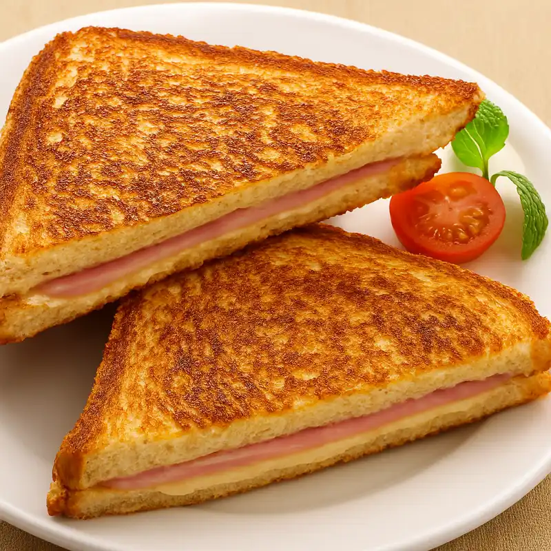 Sandwich de jamón y queso 