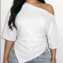 Blusa blanca de mangas